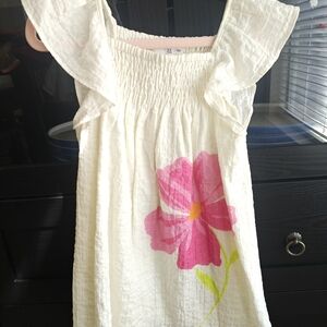 Zara Kids Dress with Pink Floral Design
